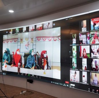 Semarakkan HUT Kemerdekaan RI ke-76, 374 Anak PAUD di Kabupaten Gowa Ikut Lomba Mewarnai