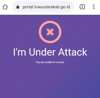 Tak Bisa Diakses, Portal Pemda Luwu Utara Terkena Serangan DDOS