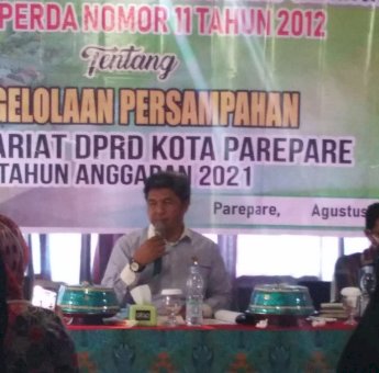Legislator Parepare Andi Fudail Sosialisasikan Perda Tentang Pengelolaan Sampah