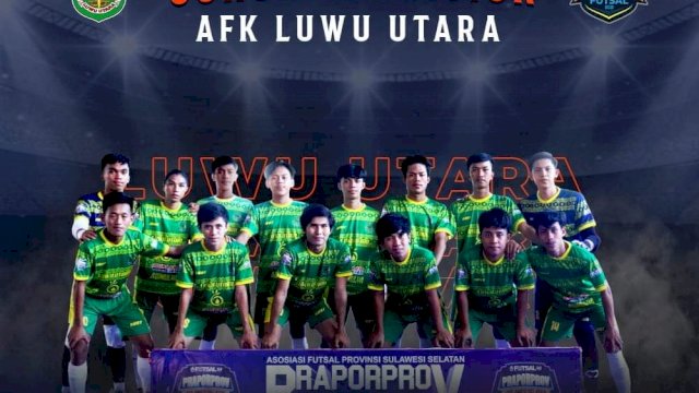 Selamat! Tim Futsal Luwu Utara Lolos ke PORPROV XVII Sulsel 2022