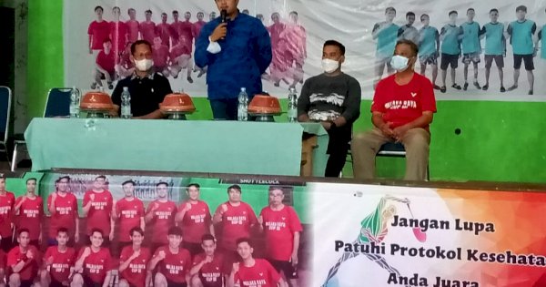 Ketua Atletik Soppeng Buka Turnamen Bulutangkis Malaka Raya, Ini Pesannya