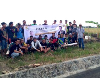 Kawasan Persawahan Wiriq Galung Jadi Lokasi Reses Anggota DPRD Soppeng H. Ismail