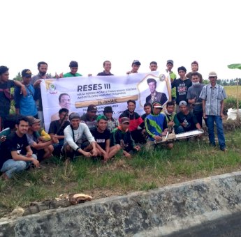 Kawasan Persawahan Wiriq Galung Jadi Lokasi Reses Anggota DPRD Soppeng H. Ismail