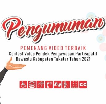 Bawaslu Takalar Umumkan Pemenang Lomba Video Pendek