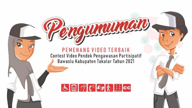 Bawaslu Takalar Umumkan Pemenang Lomba Video Pendek