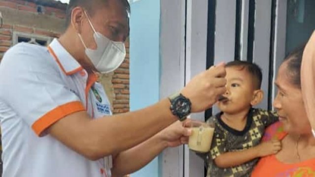  Kepala Dinas Pengendalian Penduduk dan Keluarga Berencana (DPPKB) Kota Palopo, Farid Kasim Judas melakukan kunjungan ke Kampung KB, Kamis (12/08/2021). 