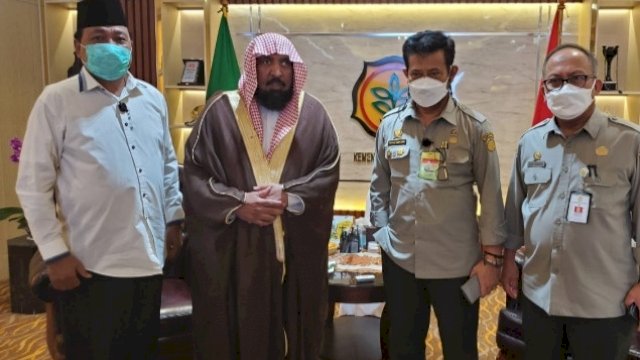 Andi Jumarro Dulung Bersama Investor Arab Bertemu Menteri Pertanian, Syahrul Yasin Limpo
