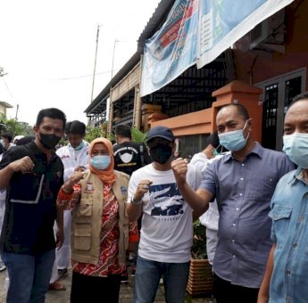 Sekretariat DPRD Makassar Koordinasi Dengan Satgas Detector Covid Kecamatan Makassar