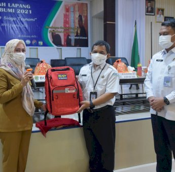 Bupati Luwu Utara Launching Gerakan Tas Siaga Gempa, Apa Saja Isinya?