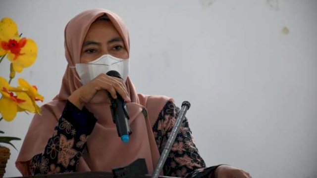 Sekretaris Dinas Kesehatan Kabupaten Sinjai, Drg. Fahrina Irfani.