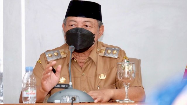 Wakil Bupati Gowa, Abdul Rauf Malaganni.