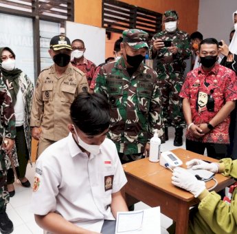 5.250 Pelajar di Kabupaten Gowa Divaksin, Berlangsung di Tujuh Sekolah Berbeda