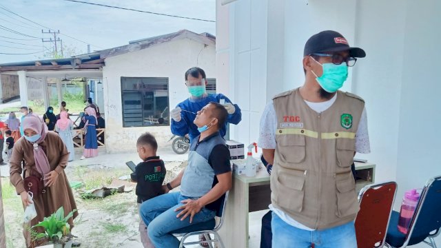 Jelang Pelantikan, 102 Kepala Desa Terpilih di Luwu Utara Jalani Swab Antigen