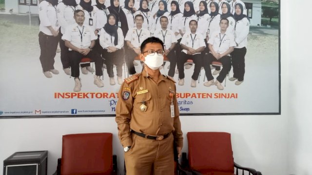 Inspektur Inspektorat Daerah Kabupaten Sinjai, Andi Adeha Syamsuri.