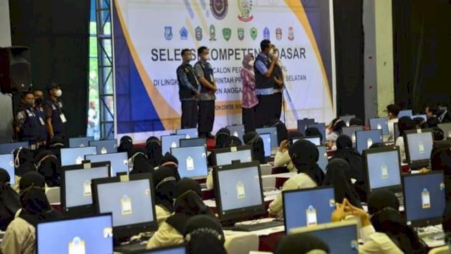 Andi Seto Pantau Langsung Proses SKD CPNS 2021 di Makassar