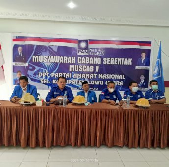 PAN Luwu Utara Target Enam Kursi Pada Pileg Mendatang
