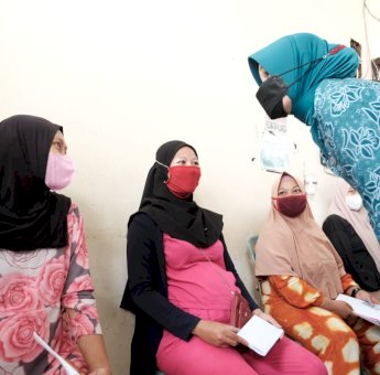 Vaksinasi Covid-19 PKK Gowa Disambut Antusias Masyarakat