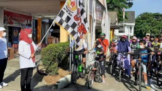Semarak Haornas di Sinjai Ditutup dengan Fun Bike