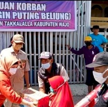 Anggota DPRD Sulsel Desy Susanty Kawal Langsung Bantuan Korban Puting Beliung di Wajo