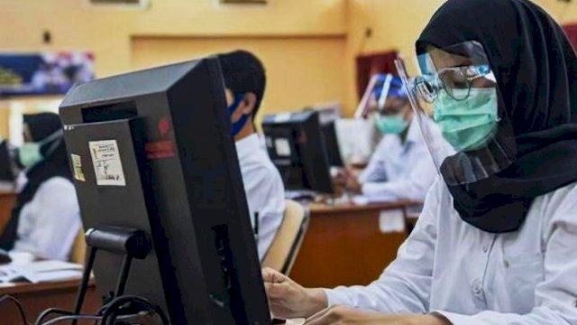 Ilustrasi tes CPNS 2021.