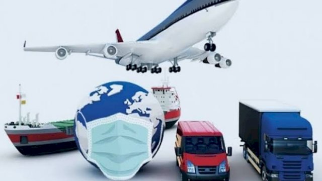 Ilustrasi Moda Transportasi.