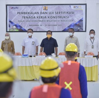 Anggota DPR RI Muhammad Fauzi Harap Pembekalan dan Sertifikasi Tenaga Konstruksi Lahirkan Tenaga Berkualitas
