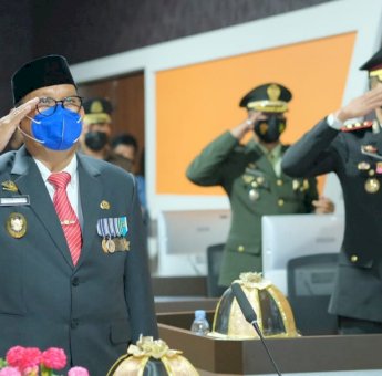 Hari Kesaktian Pancasila Nasional, Jajaran Forkopimda Soppeng Ikuti Secara Virtual