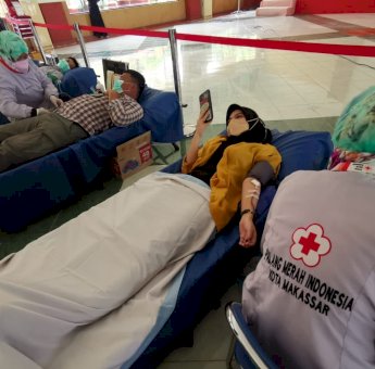 Gandeng PMI Makassar, GMTD Gelar Donor Berhasil Kumpulkan 110 Kantong Darah