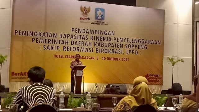 Pemkab Soppeng Gelar Pendampingan Peningkatan Kapasitas Kinerja di Hotel Claro Makassar