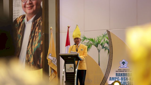 Ketua DPD I Partai Golkar Sulsel, Taufan Pawe.