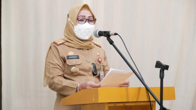 Sekda Kabupaten Gowa, Kamsina. (Istimewa)