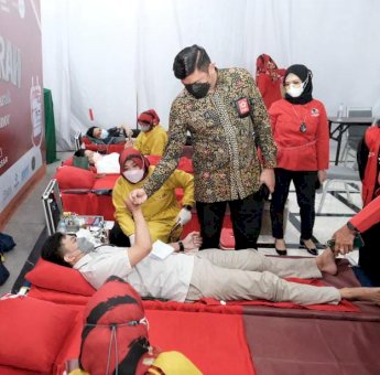 PMI Sulsel Bersama Perempuan Indonesia Maju Penuhi Kebutuhan Stok Darah