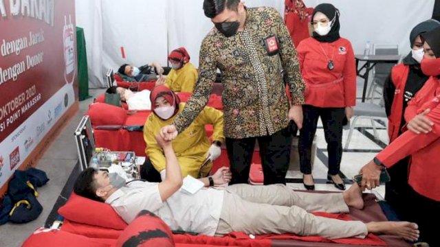 PMI Sulsel Bersama Perempuan Indonesia Maju Penuhi Kebutuhan Stok Darah