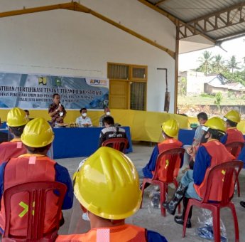 Puluhan Pekerja di Sinjai Ikuti Pelatihan dan Sertifikat Konstruksi