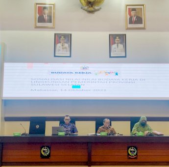 Asisten III Pemprov Sulsel Harap OPD Terapkan Budaya Kerja