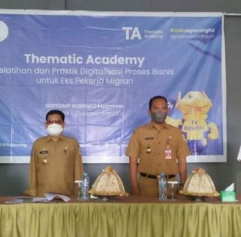 Kementrian Kominfo Gelar Pelatihan Thematic Academy di Sinjai