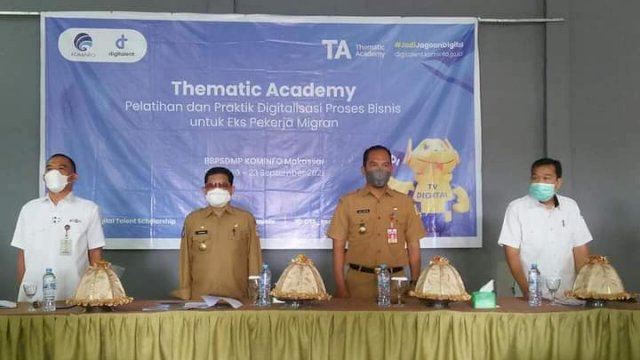 Kementrian Kominfo Gelar Pelatihan Thematic Academy di Sinjai