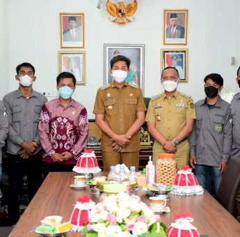 Wawali dan Wakil Ketua DPRD Palopo Bertemu Bupati Morowali