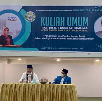 Ketua Baznaz RI Beri Kuliah Umum di UIM, Apresiasi Kepemimpinan Majdah