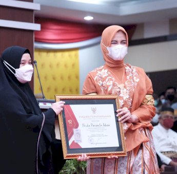 Canangkan Kebut Vaksinasi, TP PKK Gowa Raih Penghargaan Tingkat Provinsi