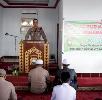 Maulid Nabi, Kapolres Soppeng Minta Polisi Ikuti Keteladanan Nabi