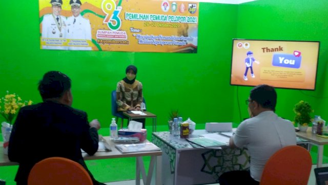 Proses Seleksi Pemilihan Pemuda Pelopor Kota Parepare 2021.