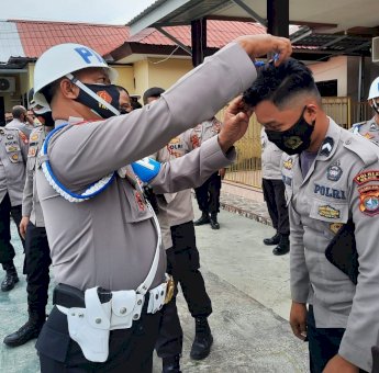 Propam Polda Sulbar Lakukan Pemeriksaan Gaktiblin di Polres Majene