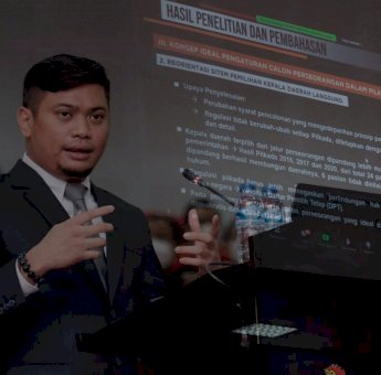 Kaji Aturan Perseorangan di Pilkada, Bupati Gowa Berhasil Raih Gelar Doktor