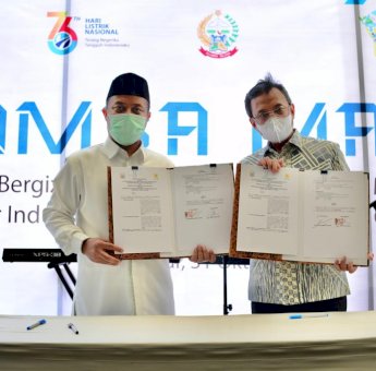 Pemanfaatan Listrik untuk Pertanian di Sulsel, Andi Sudirman Tandatangani MoU dengan GM PLN Sulselrabar