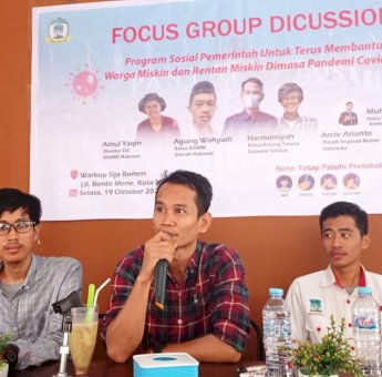 Di FGD KAMMI Makassar, Ketua KT Sulsel Sebut Program Pemerintah Sudah Maksimal Atasi Pandemi