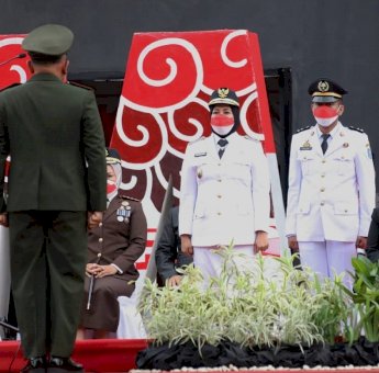 Wakil Ketua DPRD Makassar Hadiri Upacara Penurunan Bendera Pemkot Makassar