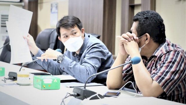 Ketua Bapemperda DPRD Kota Makassar, Eric Horas.