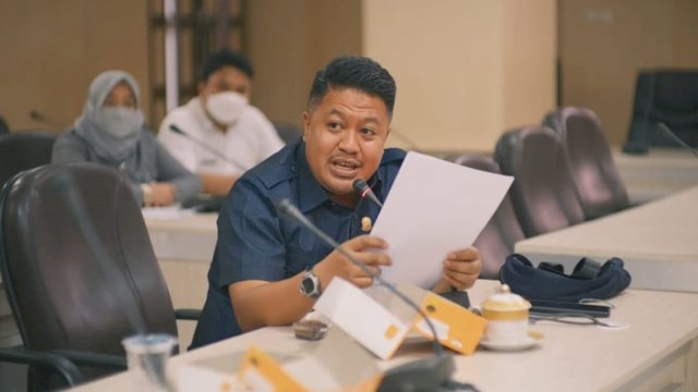 Suasana Rapat Bamus DPRD Kota Makassar, Rabu (8/9/2021).
