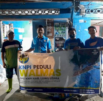 Peduli Korban Banjir dan Tanah Longsor Walmas, KNPI Luwu Utara Salurkan Bantuan